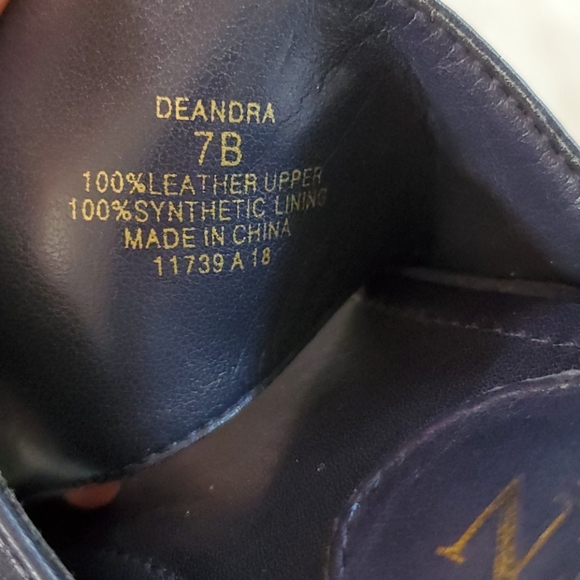 Lauren Ralph Lauren Deandra blue sandals women size 7B - Picture 5 of 7